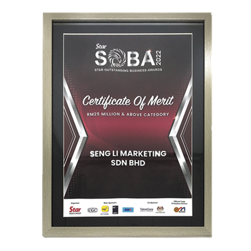 Certificate of Merit SOBA 2022
